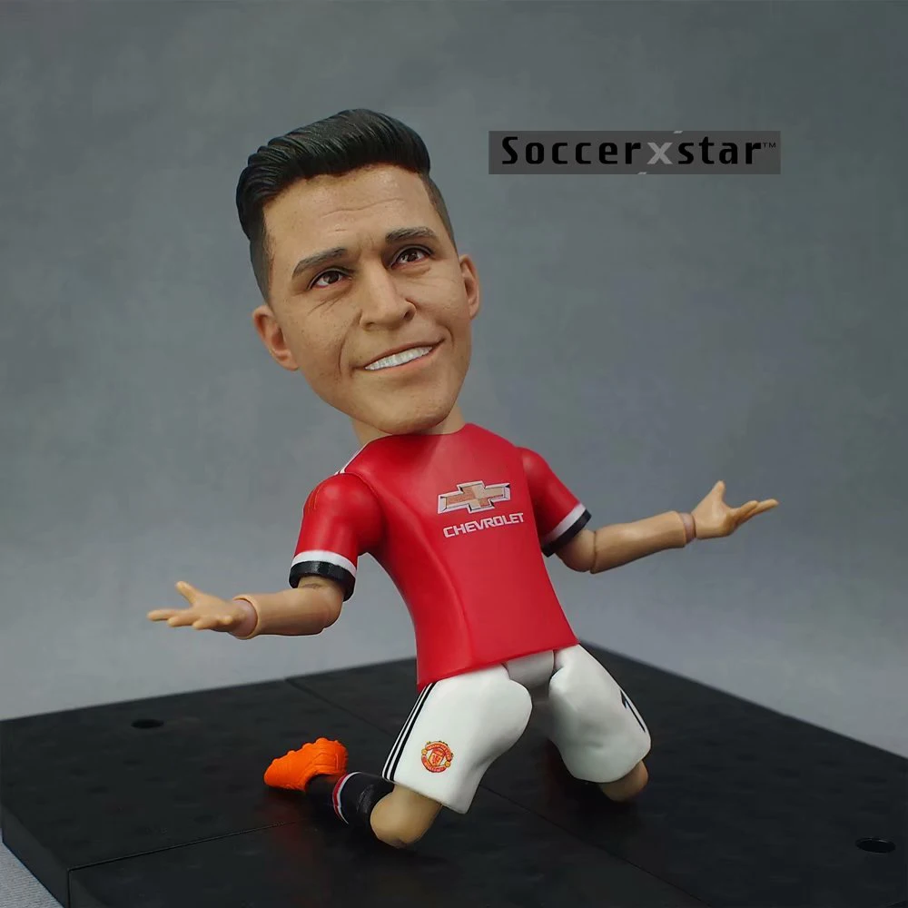 

Soccerxstar Figurine Football Player Movable Dolls 7# ALEXIS (MU 2018) 12CM/5in Figure BOX include Accessories