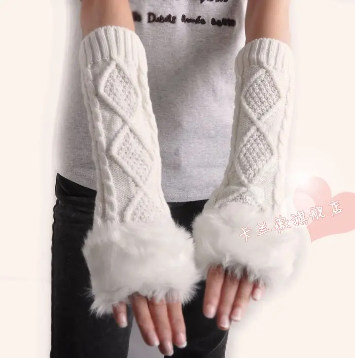 Skin care Fingerless arm Mitten Long Sleeve Gloves Style Long women's