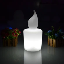 Цвета сменные большой H28cm светодиодный перезаряжаемый светильник в форме свечи настольная лампа из водонепроницаемого материала с 110/220 V HDMI DVI Переходник HDMI DVI и пульт дистанционного управления