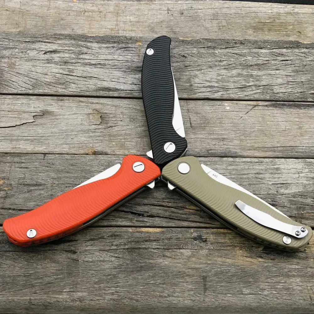 Складной нож LDT Bear F95 с 440 лезвиями G10 тактические охотничьи ножи для кемпинга