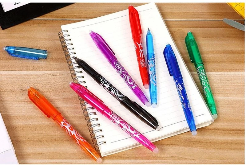 8 цветов волшебные цветные гелевые ручки стираемая ручка контроль температуры Радужная ручка студенческий подарок школьные офисные принадлежности