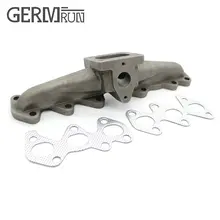 Alta qualidade Ferro Fundido Colector Turbo para 1993-1998 Toyota Supra MK4 2 2JZ-GTE 2JZGTE 2JZ T4 Flange Turbo Manifold Para A Lexus IS300