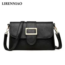 LIRENNIAO, новинка, женская сумка через плечо, мягкая сумка из натуральной кожи, модная летняя сумка из воловьей кожи, женская сумка