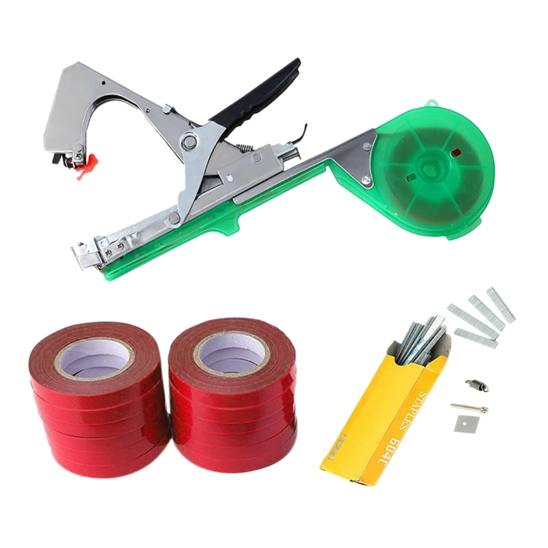 Garden Tools Plant Tying Machine Branch Hand Tying Tape Tool Tapener Machine Packing Vegetable Stem Strapping