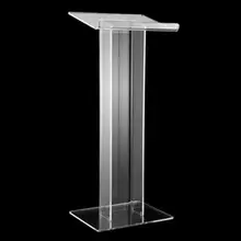 Положения пола акриловый церковный пюпитр ясная акриловая церковная кафедра церкви акриловый подиум стол рецепции