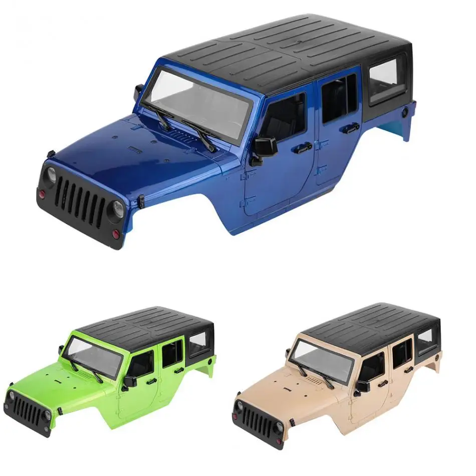 Корпус кузова автомобиля 313 мм для Jeep Wrangler SCX10 D90 D1/10 Kit 110 RC гусеничный автомобиль с