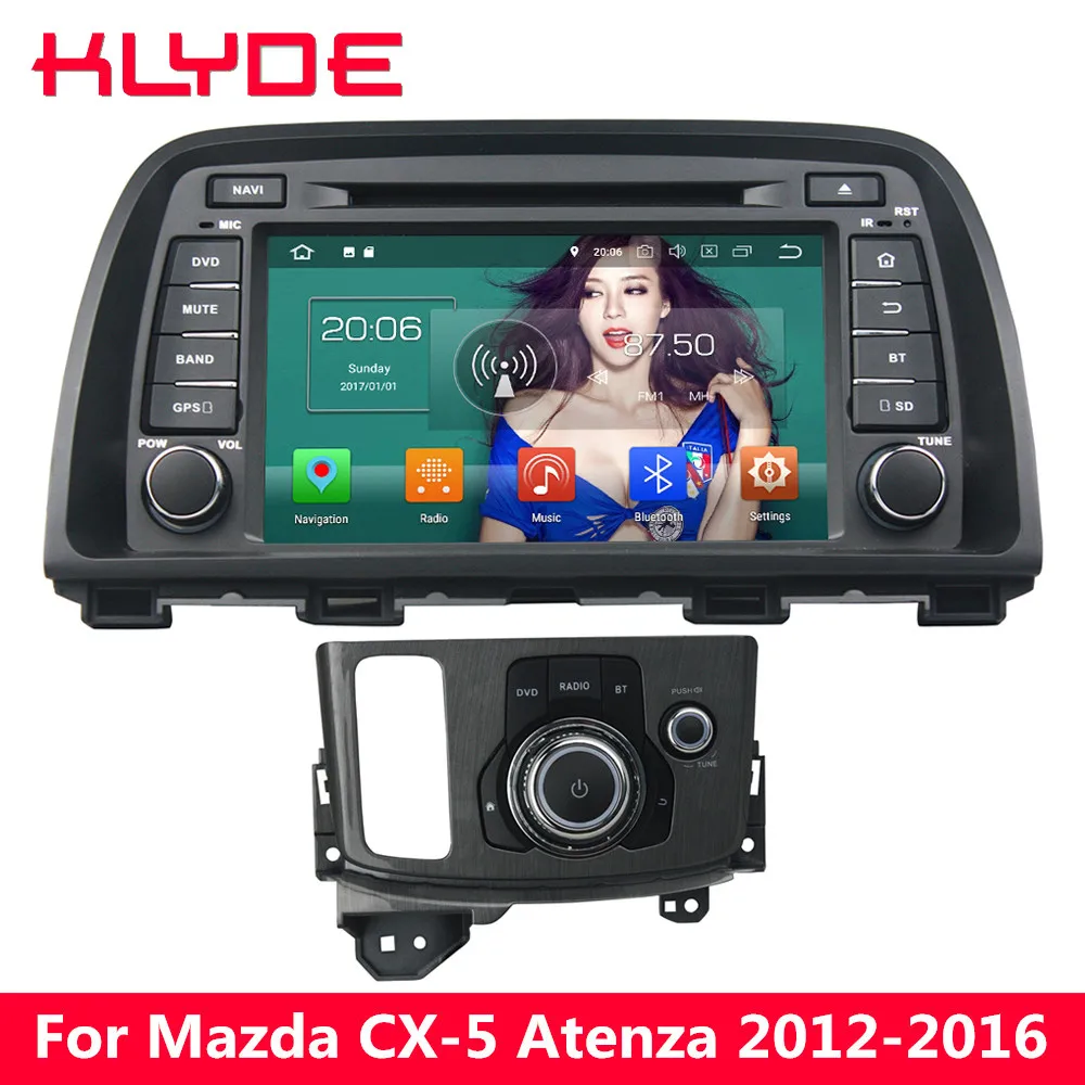 

KLYDE 8" 4G WIFI Android 8 7.1 Octa Core 4GB RAM 32GB ROM Car DVD Multimedia Player Radio Stereo For Mazda CX-5 2012 2013-2016