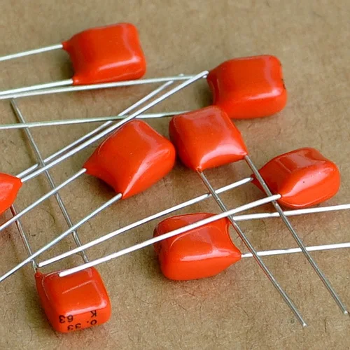 

( 20 pcs/lot ) 0.33uF 330nF 63V MKT Metallized Film Capacitor.
