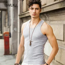 TJWLKJ 3 шт Летний бодибилдер Хлопок без рукавов мужские топы на бретелях 3 цвета повседневные однотонные с круглым вырезом спортивные фитнес дышащий жилет