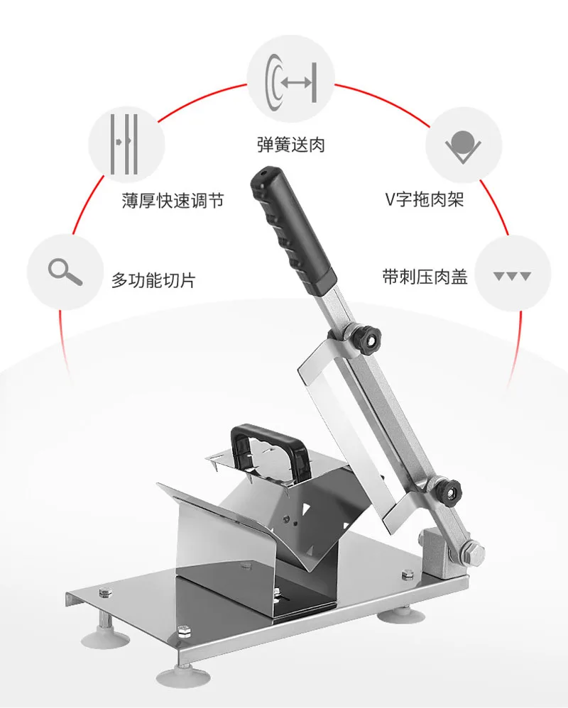 Автоматическая подача мяса ягненка слайсер домашняя ручная мясная машина коммерческий жир крупного рогатого скота баранины рулон мясорубка для замороженного мяса строгальная машина