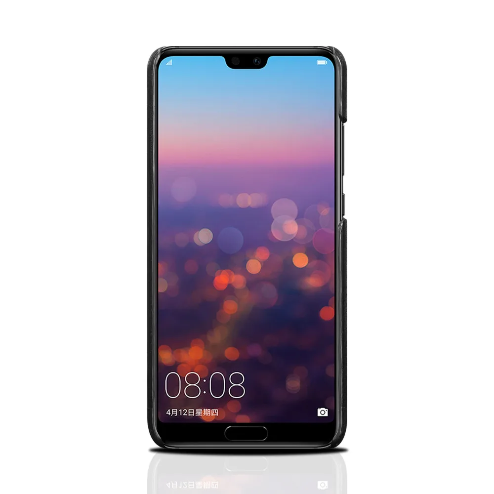 Pierre Cardin Ретро Натуральная кожа для huawei P20 P30 Pro Чехол Жесткий задний чехол Ультратонкий защитный рукав