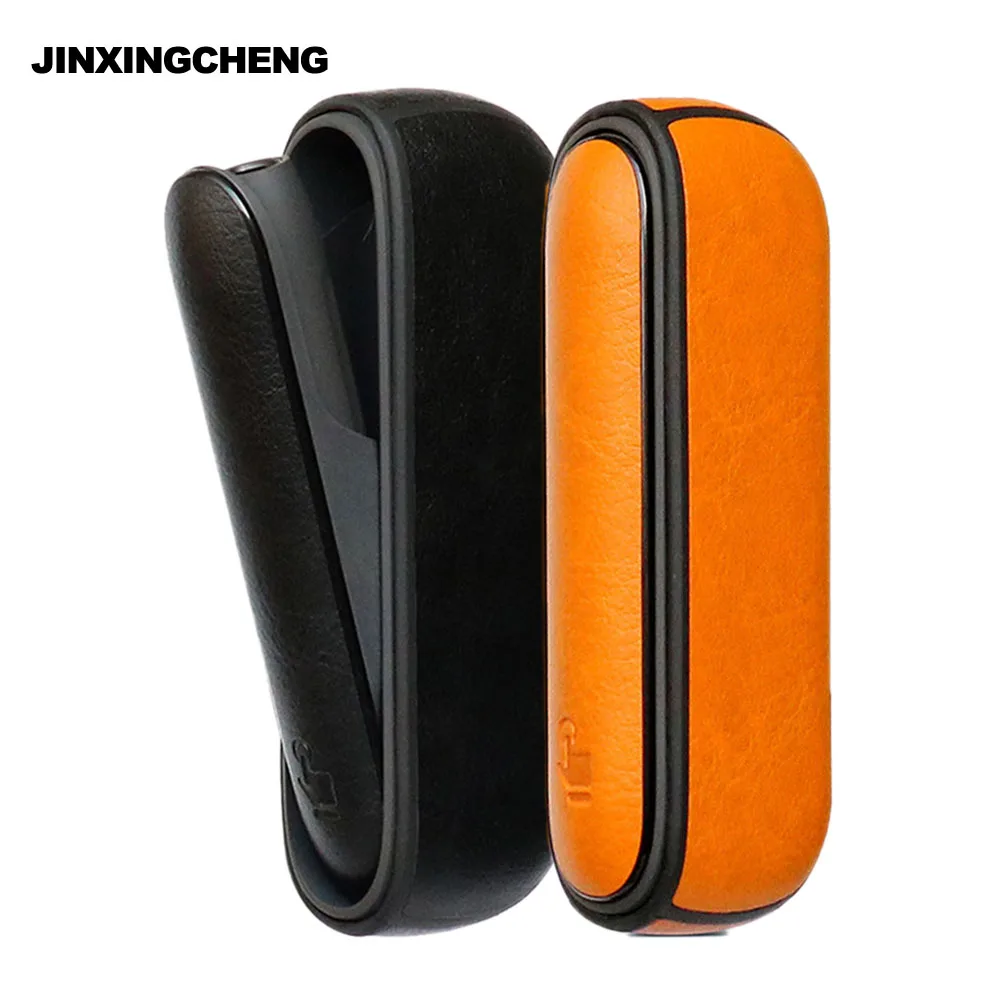 

JINXINGCHENG fashion 20 Colors Case Bag Holder Side Cover+Full Case for iqos 3.0 Leather Pouch Case Accessories for iqos3 cover