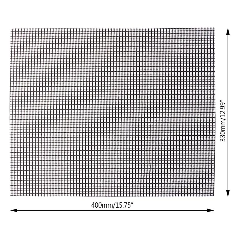 3 шт. PTFE коврики для барбекю и гриля с антипригарным сетчатым покрытием термостойкие Инструменты для барбекю