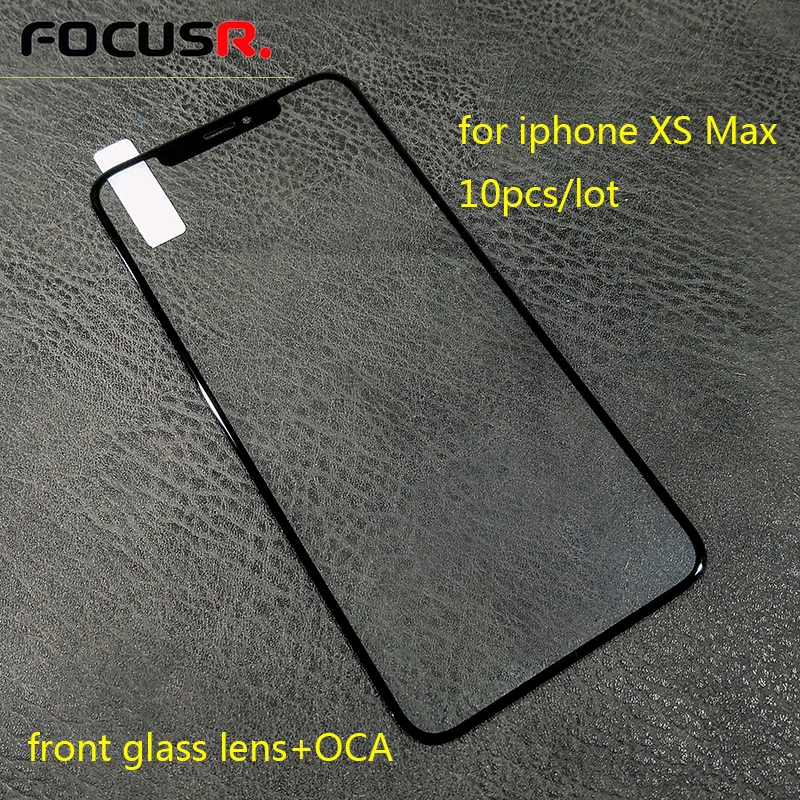 

Replacement 10pcs Outer Glass Lens With OCA For iphone XS Max Mobile Phone Parts Mobile Phone Touch Panel Repair Parts