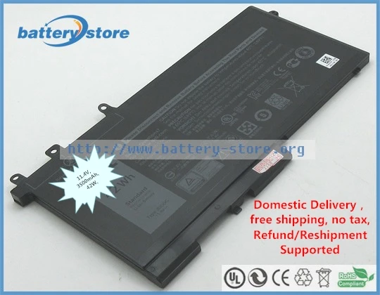 Бесплатная доставка 42 Вт подлинный аккумулятор GJKNX GD1JP 3DDDG для DELL Latitude 5480 5580 14 5490 5491