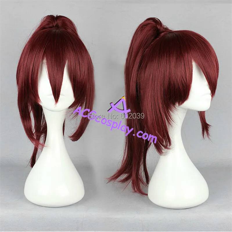 

Free! Matsuoka Gou cosplay wig chocolate red color wig ACGcosplay FREE SHIPPING