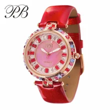 Designer Watch UK Girls Diamond Watches Famous Crystal Swarovski Ladies Brand Wristwatch Bling Dress HL538