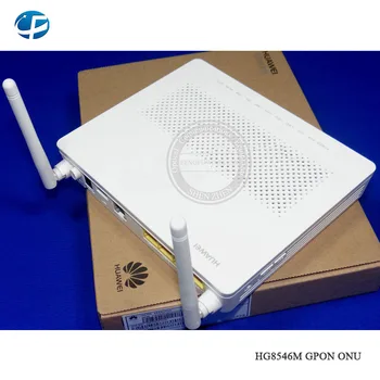 

Free Shipping 100% Original New Hua wei HG8546M Gpon epon Ont onu 1G +3FE+VOICE+WiFi modem with English software Telecom Network