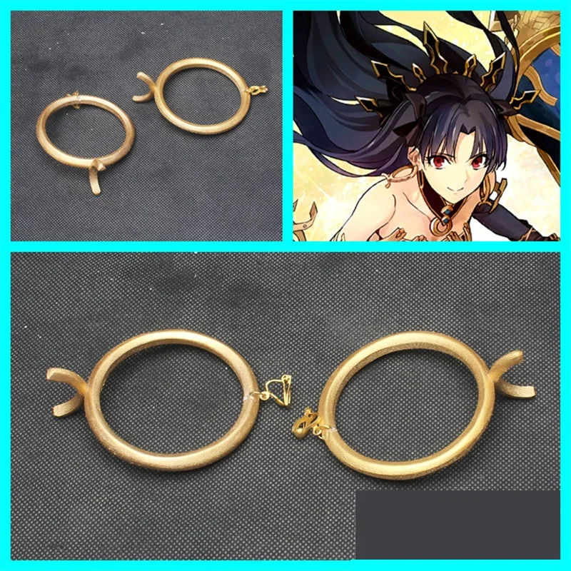 1 пара Fate Grand Order FGO Ishtar серьги для косплея Хэллоуин Рождественские аксессуары