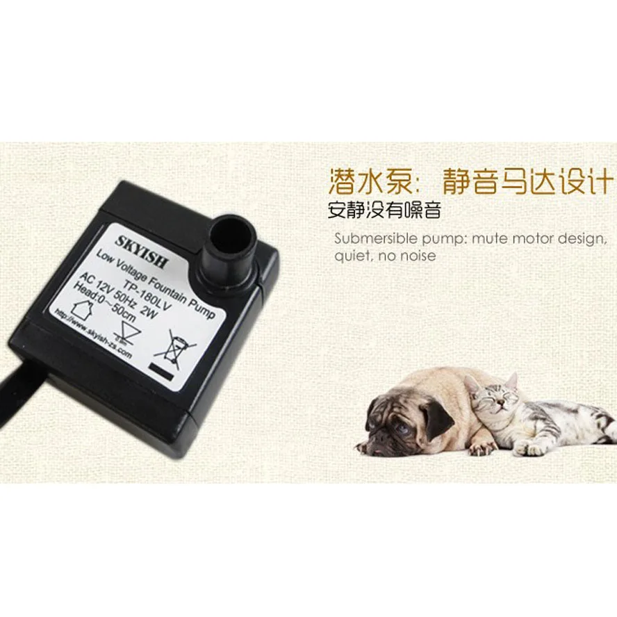 110-230 В Автоматический Питатель воды для домашних животных электрический питье для собак кошачий фонтан 1.8L