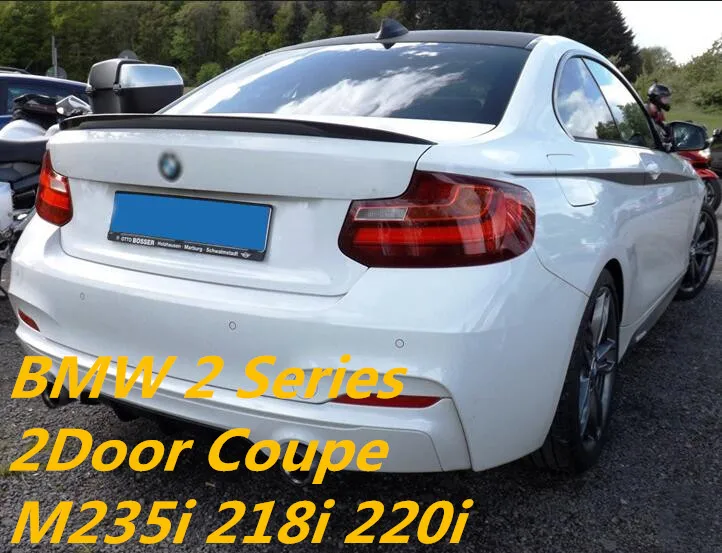 

Carbon Fiber CAR REAR WING TRUNK LIP SPOILER FOR BMW 2 Series 2Door Coupe M235i 218i 220i F22 F23 F87 M2 2014-UP (4STYLE)