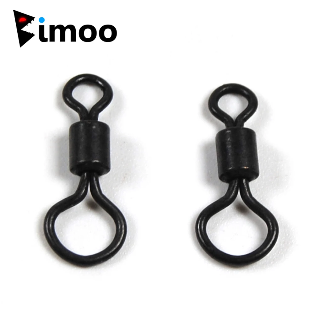 Bimoo 50 шт./упак. для ловли карпа HC поворотный не светоотражающий матовый черный