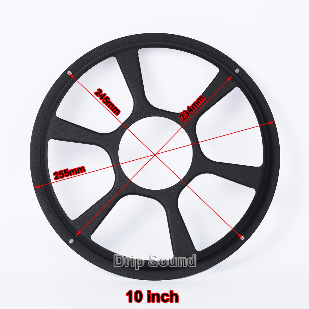 Для " /10"/1" дюймов Автомобильный аудио динамик преобразования чистая Крышка декоративный круг металлическая сетка решетка защита