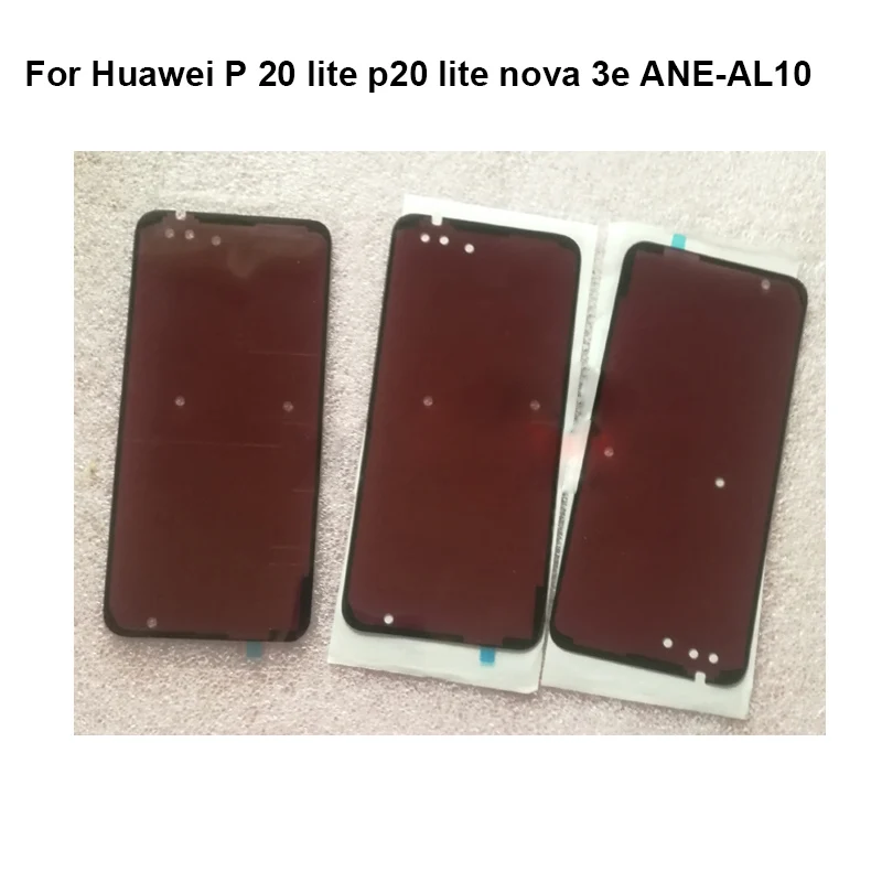 Для huawei P 20 lite p20 nova 3e ANE AL10 Задняя Крышка аккумуляторной батареи bezel 3M двусторонний