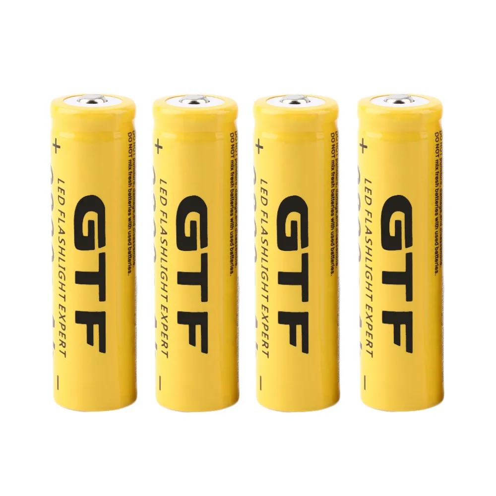 

4Pcs 3.7V 18650 9800mah Li-ion Rechargeable Battery lithium batteie power high discharge For Flashlight batteries