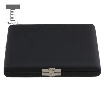 

Tooyful Wooden Oboe Reed Case Holder Box for 12 Reeds PU Leather Cover Black