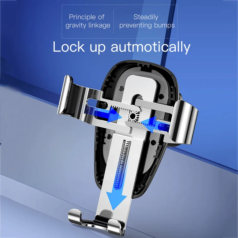  Baseus Qi Drahtlose Ladegerät Auto Telefon Halter für iPhone 11Pro Samsung Handy Halter Stehen Air 