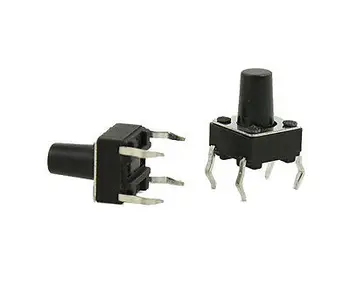 

200 Pcs 6 x 6mm x 8.5mm PCB Momentary Tactile Tact Push Button Switch 4 Pin DIP