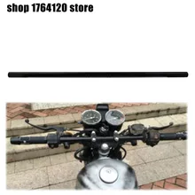 Stralght 7/" 22 мм руль для мотоцикла плоская рукоятка черный Универсальный для Harley для Honda Для Suzuki