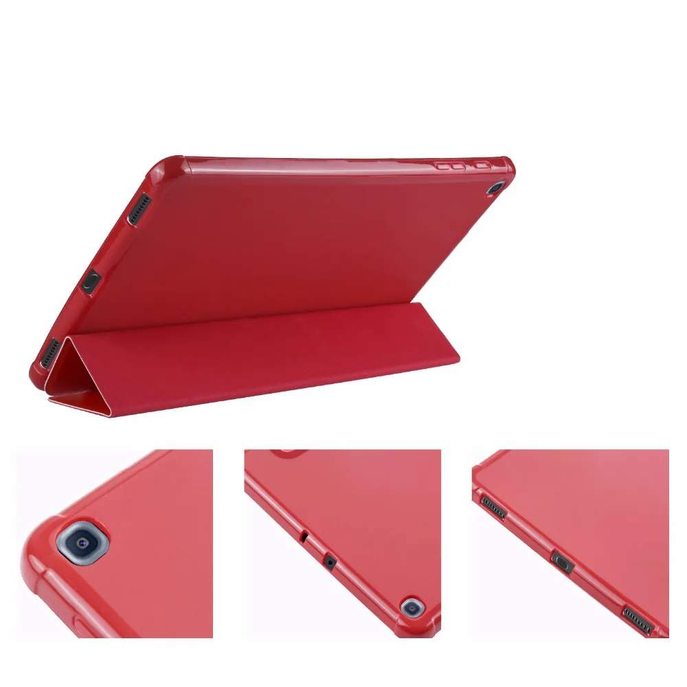 Для samsung Galaxy Tab A 10,1 чехол Крышка T510 T515 SM-T510 SM-T515 кожаный чехол для задней поверхности из мягкого силиконовый чехол с принтом+ Экран протектор