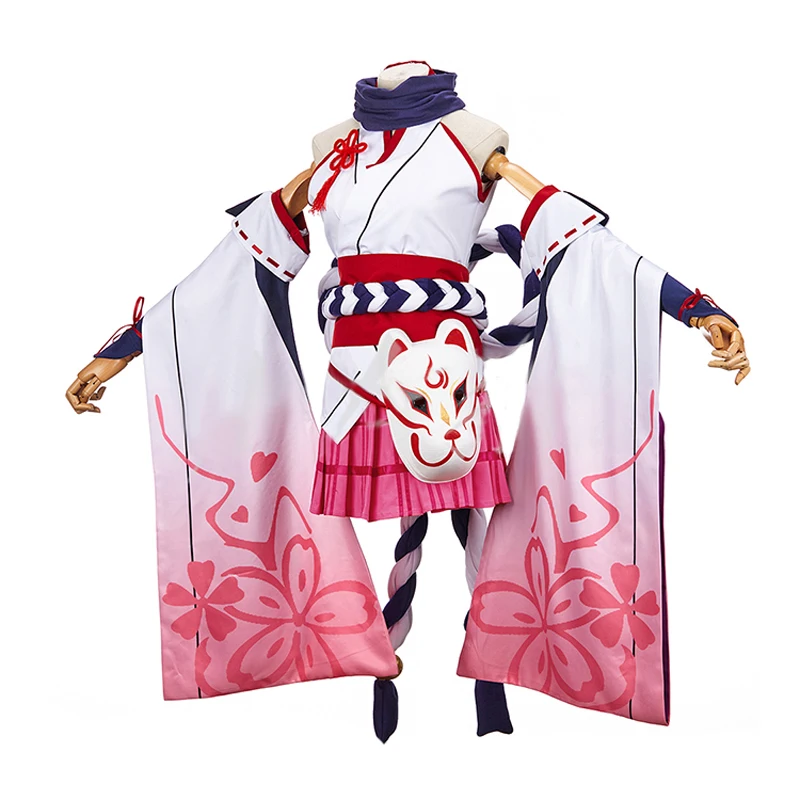 Новый аниме! Honkai Impact 3 Yae Сакура униформа косплей костюмы для женщин с ушками и