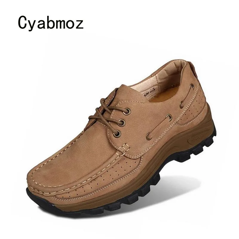 

Cyabmoz Men Height Increasing Shoes Fashion Brand Elevator Platform Breathable Lace up Invisibly 7cm Casual Man Shoes Sneakers