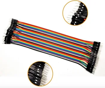 

40pin male to male 20cm length colorful dupont wire cable assembly