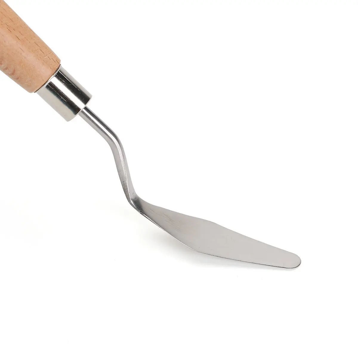 5 шт. Нержавеющая сталь мастихины Дерево инструмент для рисования Ножи набор для масла Краски смешивания