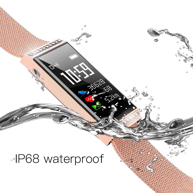 X11 Smart Watch Men Women IP67 Waterproof Heart Rate Monitor Pedometer Sport Fitness Tracker Smart Band For Android IOS Bracelet