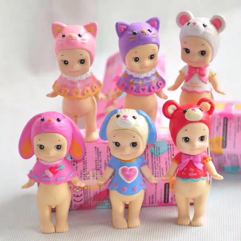 

Cute Kewpie Doll Sonny Angel Animal Action Figure Toys Fox Dog Mouse Original Limited Kawaii Gift Kids Toys 1 PCS Randomly N165