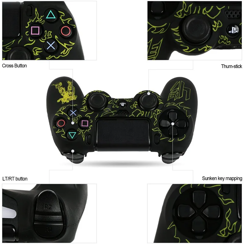 Аксессуары для PS4 Play Station4/Slim/Pro джойстик силиконовый чехол джойстика защитный