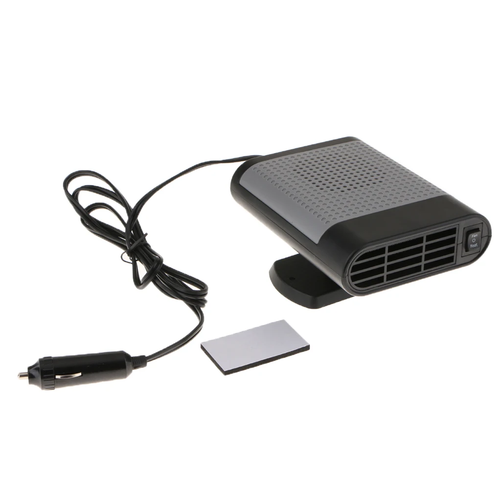 12V Portable Heating Cooling Heater Fan Car Auto Defroster Demister 150W Efficient Heat Dissipation Design