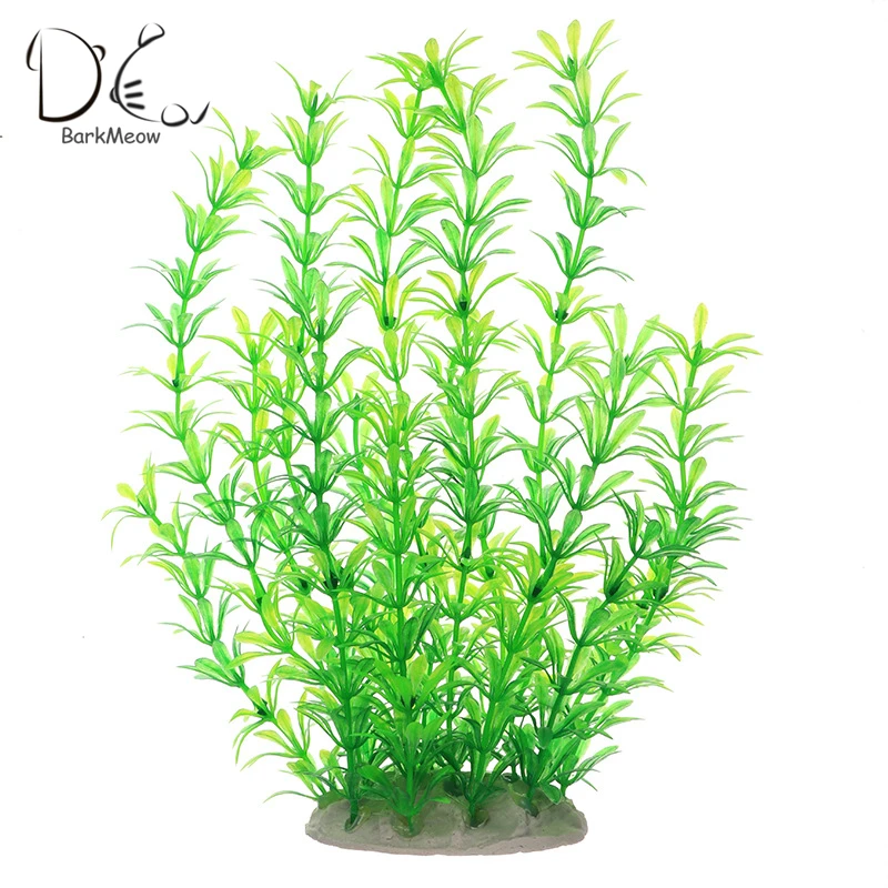 

BarkMeow 23-28cm Simulation Aquatic Plants Fish Tank Aquariums Landscape Microcosmic Decorate TPC Underwater Accessories BMCUW
