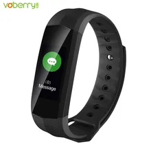 VOBERRY Bluetooth Смарт-браслет цветной экран фитнес-трекер напоминание о звонках PPG монитор сердечного ритма браслет спортивный умный Браслет
