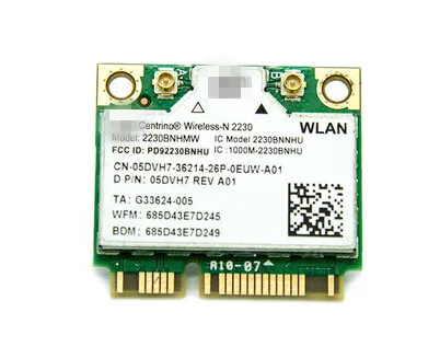 Беспроводная-N 2230 2230BN 2230 BNHMW Half Mini PCI-e 300 Мбит/с + Bluetooth 4,0 Беспроводная карта