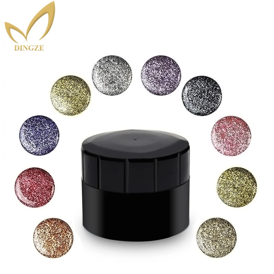 

Molanda Glitter UV LED Nail Gel Polish Perfect Platinum Long Lasting Gel Nail Polish Chrome Shiny Color Gel Varnish Nail Art