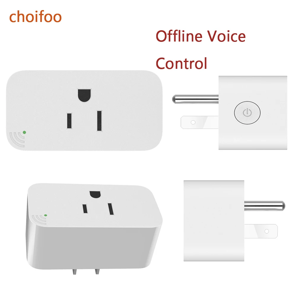 Smart US Plug Offline Voice Remote Control Socket Outlet ...
