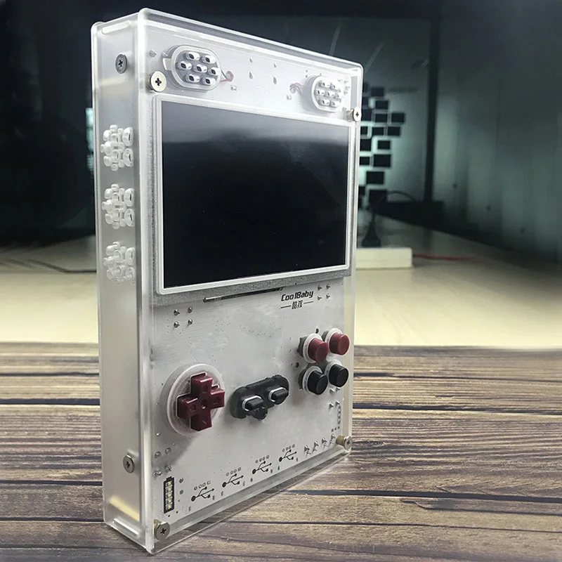 

DIY 5.0 Inch HD IPS Screen Handheld Game Player with Raspberry Compute Module 3 Lite Game console Built-in Over 15000 Games