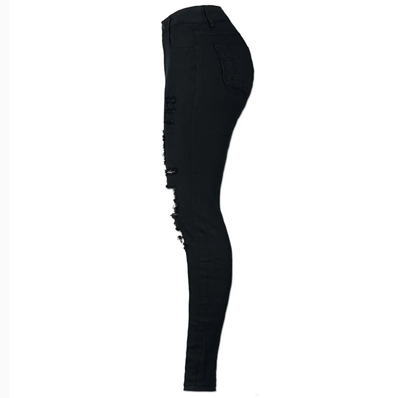 Europe and American Style High Street Sexy Women Jeans With Hole Plus Size XXL Summer Style Hole Jeans Pant For Women Brand S769 Jeans