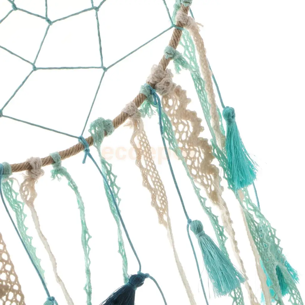 Dream Catcher - Good Luck Trapped - Tassel Pendant Catcher Ring Wall Hanging Decor Room Decor Ornament